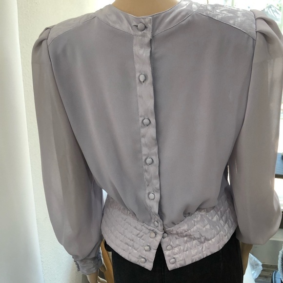 richard warren high neck long sleeve blouse - Picture 11 of 16